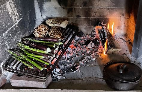 cooking in fireplace